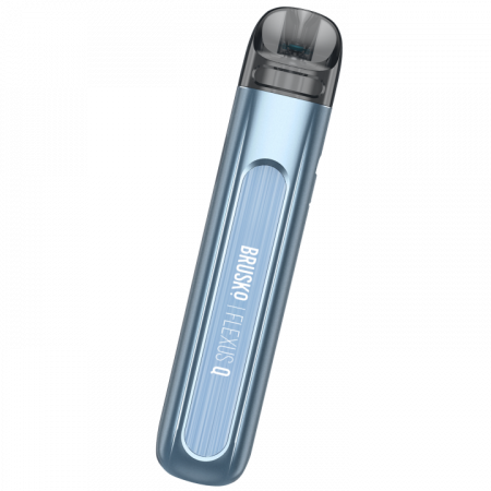 POD-система Brusko FLEXUS Q (Sierra blue (Светло-голубой), 700 mAh, 18 W, 2 мл, Датчик затяжки, кнопка)