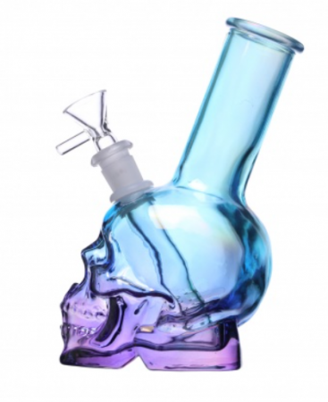 Бонг Skull Blue