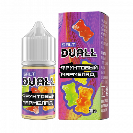 Жидкость Duall salt 30ml HARD 50mg (Фруктовый Мармелад, Hard)