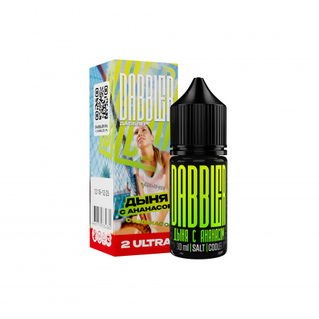 Жидкость Dabbler (chubby) 30ml 2 ultra (50mg) (Дыня с ананасом, Hard)