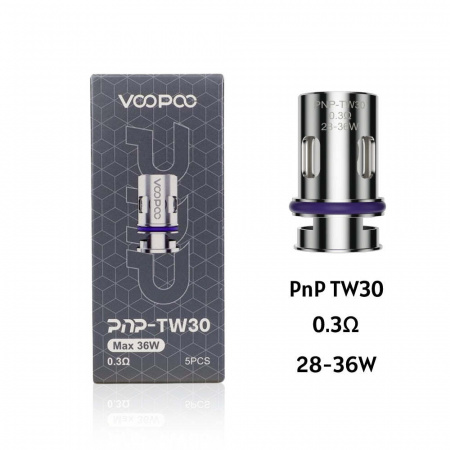 Испаритель Voopoo PnP TW30 (VooPoo Drag E60,VooPoo Drag H80S,VooPoo Drag X) 1/5 (0.3 ohm)