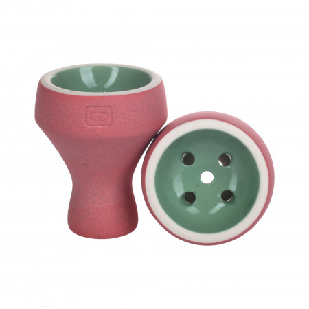 Чаша Форма Турка Бетон (Красный/Салатовый)
