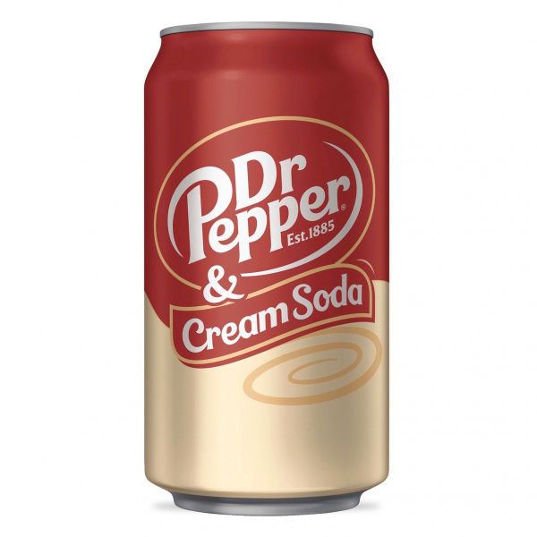 Напиток Dr. Pepper Cream Soda 0.355л ж/б Напиток Dr. Pepper Cream Soda 0.355л ж/б