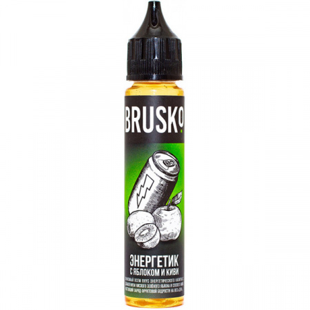 Жидкость Brusko (Salt) №5 (2ultra) 30ml (Энергетик Яблоко Киви, Hard)