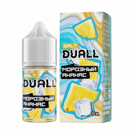 Жидкость Duall salt 30ml HARD 50mg (Морозный Ананас, Hard)