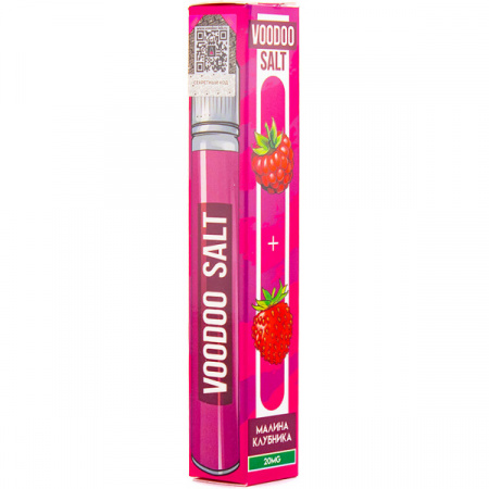 Жидкость VOODOO SALT 30ml 20mg (Raspberry Strawberry (Малина Клубника), Light)