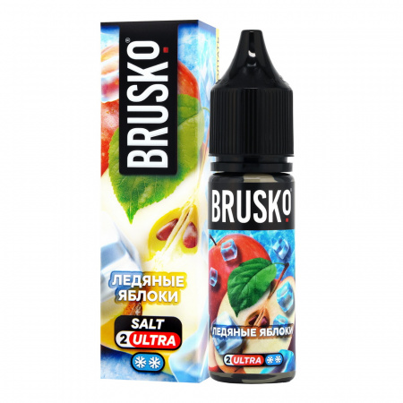 Жидкость Brusko Chubby salt 35ml 20mg (№2) (Ледяные яблоки, Light)