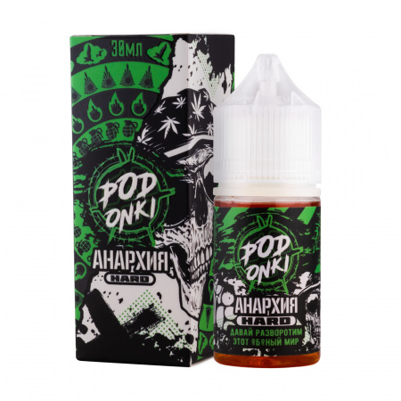 Жидкость Podonki Анархия 30ml 20mg Ultra (Давай разворотим этот грёбаный мир (Тархун и Лимонад), Hard)
