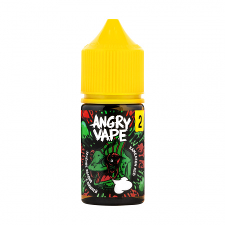 Жидкость Angry Vape salt 30ml 50mg (2 Ultra) (Хамелеон RGB (зеленое яблоко с вишней), Hard)